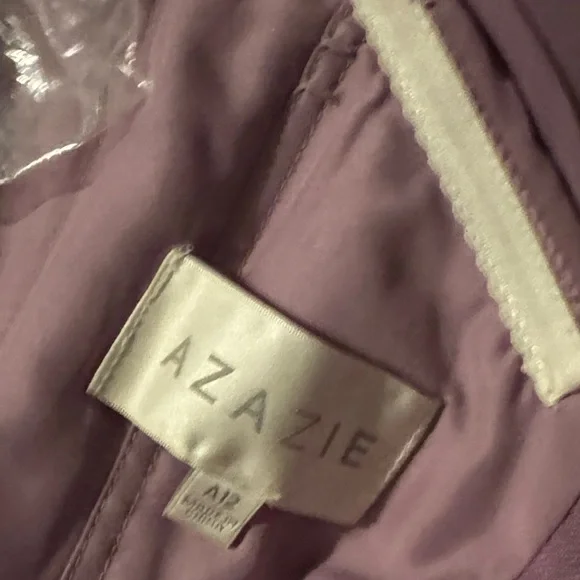 Azazie Strapless Lavender Dress - Picture 4 of 11